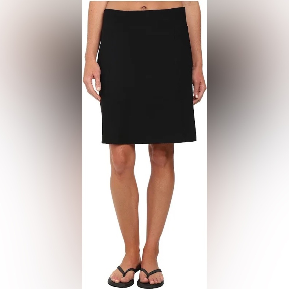 Lucy Tech Vital Collection Black A Line Skirt w/Zip Pocket, S, MSRP $65